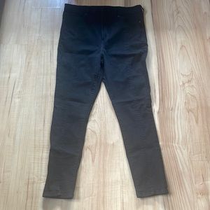 Express super high waisted ankle vent skinny jeans
